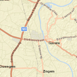 Gavere Street Map