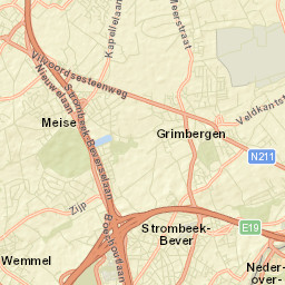 Grimbergen Street Map