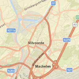 Machelen Street Map