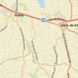 Halen Street Map
