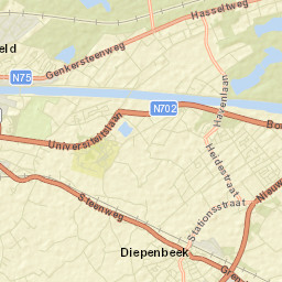 Diepenbeek Street Map