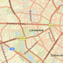 Neuehrenfeld Street Map