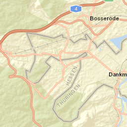 Dankmarshausen Street Map