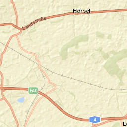 Hörselgau Street Map