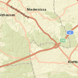 Klettbach Street Map