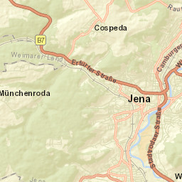 Jena Street Map