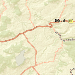 Bürgel Street Map