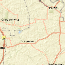 Pölzig Street Map