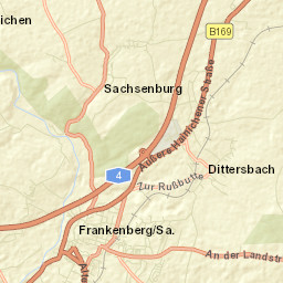 Frankenberg Street Map