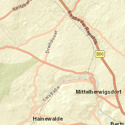 Hainewalde Street Map