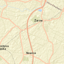 Żarów Street Map