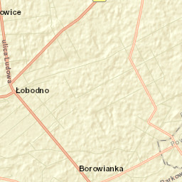 Łobodno Street Map