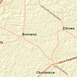 Borowno Street Map