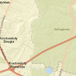 Kostomłoty Pierwsze Street Map