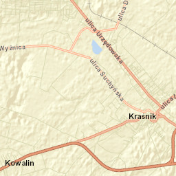 Kraśnik Street Map