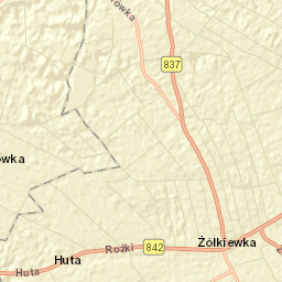 Żółkiewka Street Map