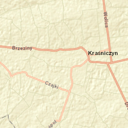 Kraśniczyn Street Map