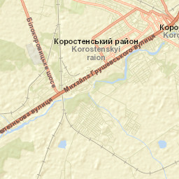 Korosten Street Map
