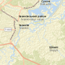 Ivankiv Street Map