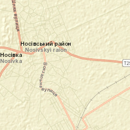 Nosivka Street Map