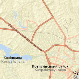 Sumy Street Map
