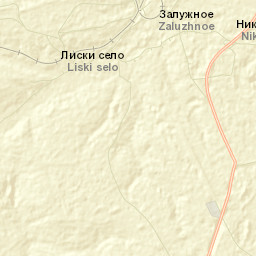 Liskinskiy Rayon Street Map