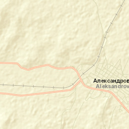 Aleksandrovskiy Zavod Street Map