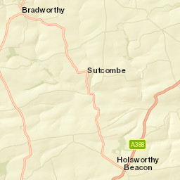 1 Coombe End, Sutcombe, Holsworthy Street Map