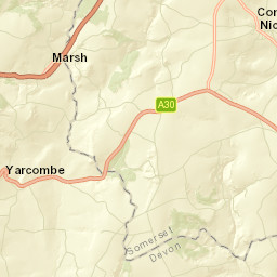 A30, Honiton, Devon EX14, UK Street Map