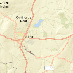 Chard Street Map