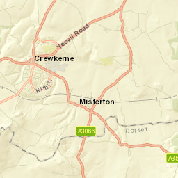 Unnamed Road Crewkerne Somerset TA18 Street Map