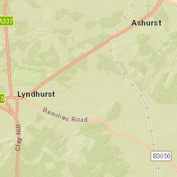 B3056, Brockenhurst, Hampshire SO42, UK Street Map