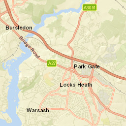 Bursledon Street Map