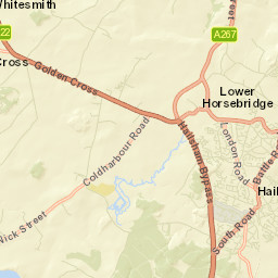 Hailsham Street Map