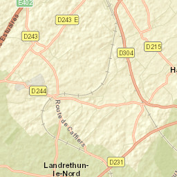 Hames-Boucres Street Map