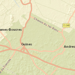 Guînes Street Map