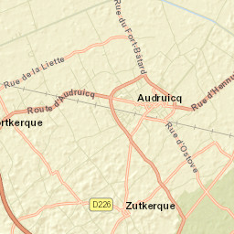 Nortkerque Street Map