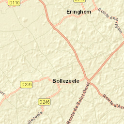 Bollezeele Street Map