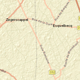 Esquelbecq Street Map