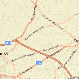 Zonnebeke Street Map