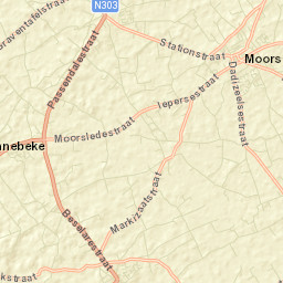 Moorslede Street Map