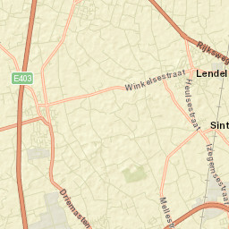 Lendelede Street Map
