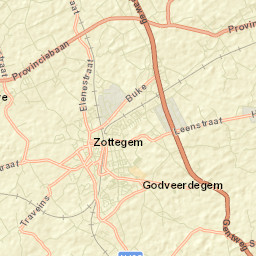Zottegem Street Map