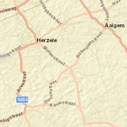 Herzele Street Map