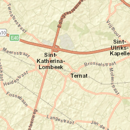 Ternat Street Map