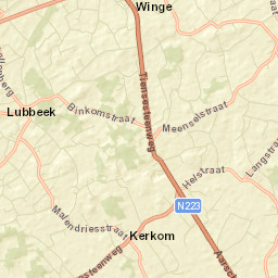 Lubbeek Street Map