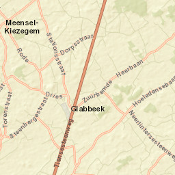 Glabbeek Street Map