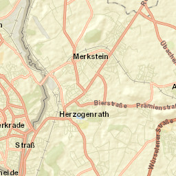 Herzogenrath Street Map