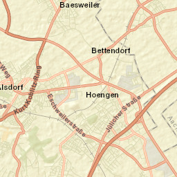 Siersdorf Street Map