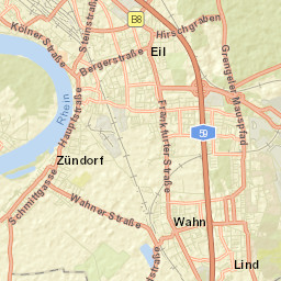 Gremberghoven Street Map